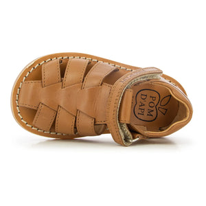 Pom d'Api - Waff Papy Sandals | Camel