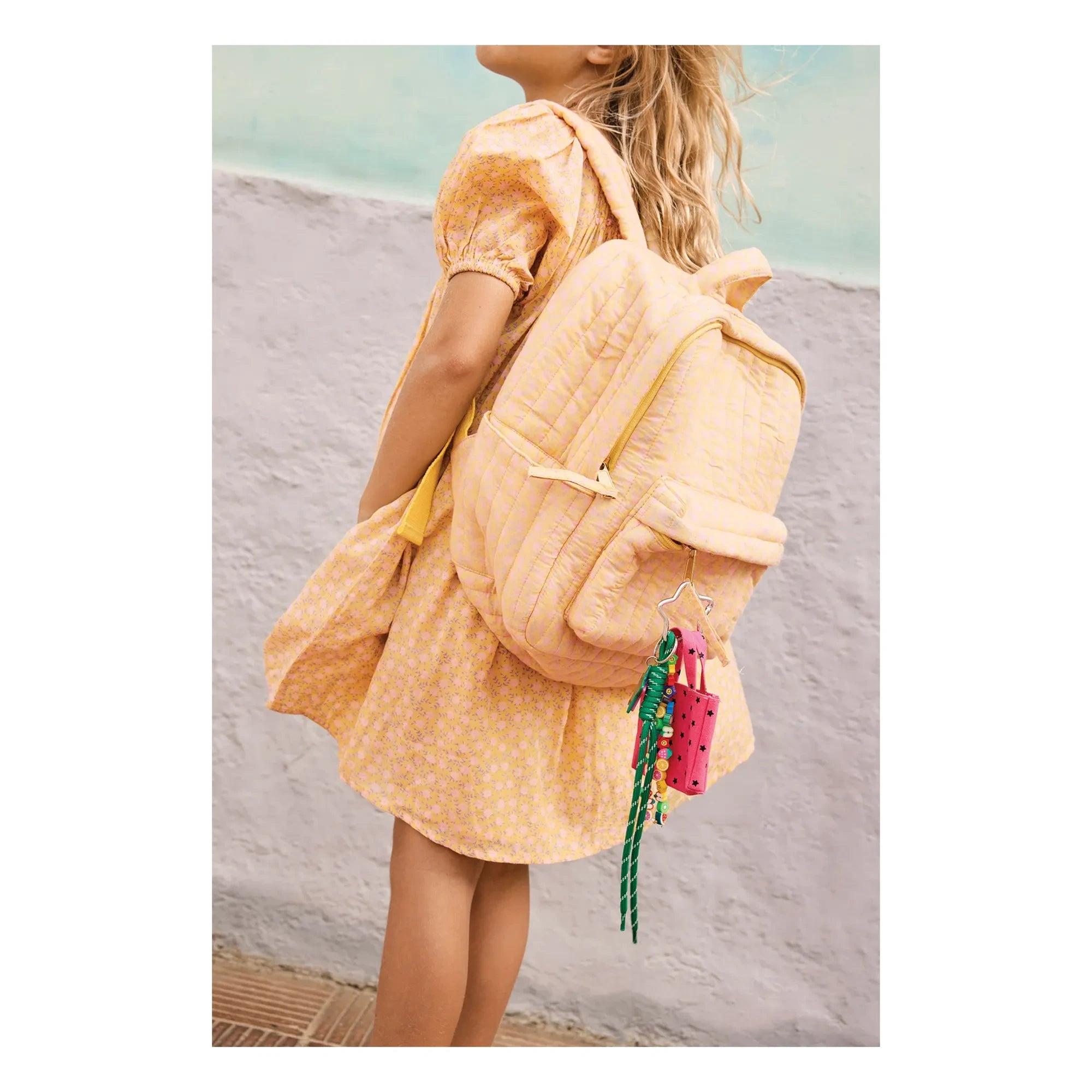 Bonton - PM Floral Backpack | Yellow
