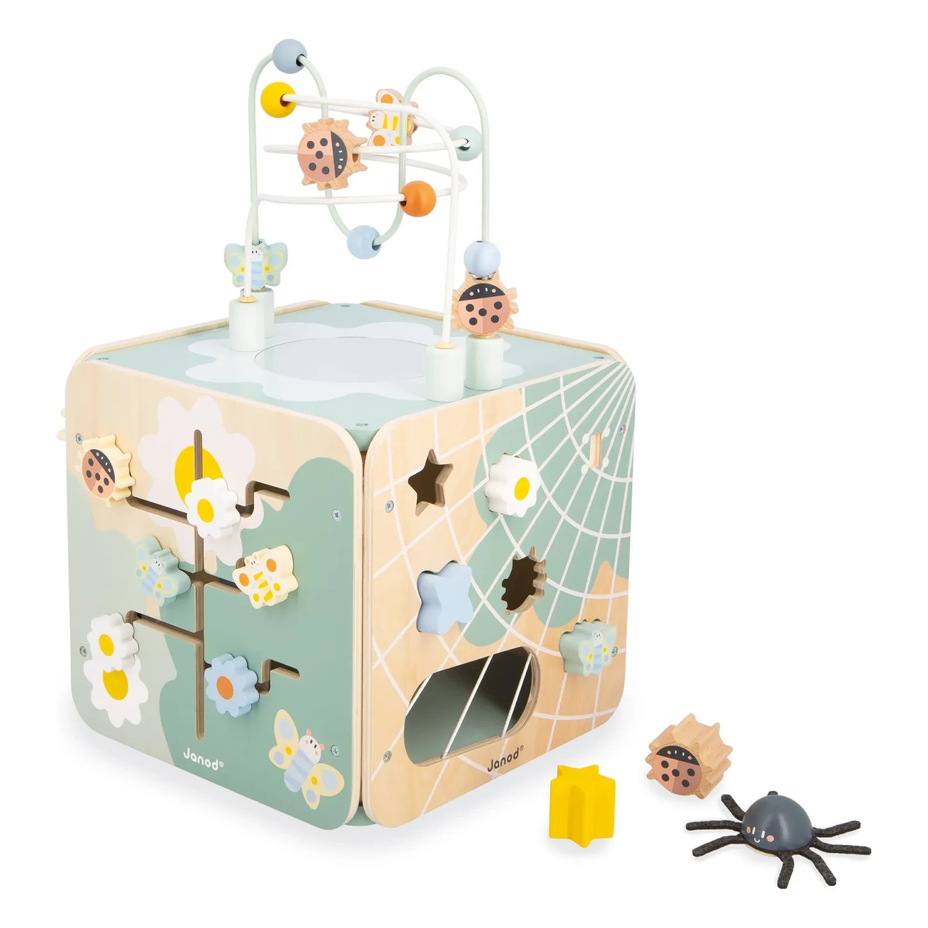 Janod - Maxi Cube Multi-purpose Activity Toy