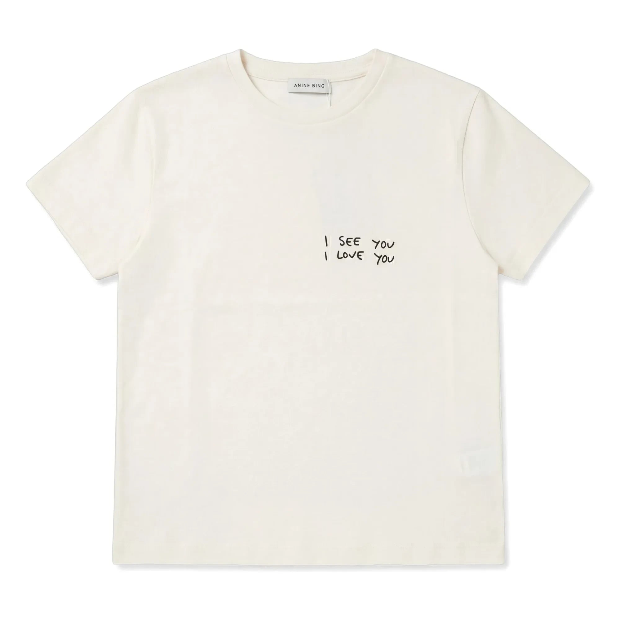Anine Bing - Shelley T-shirt | Soluk sarı