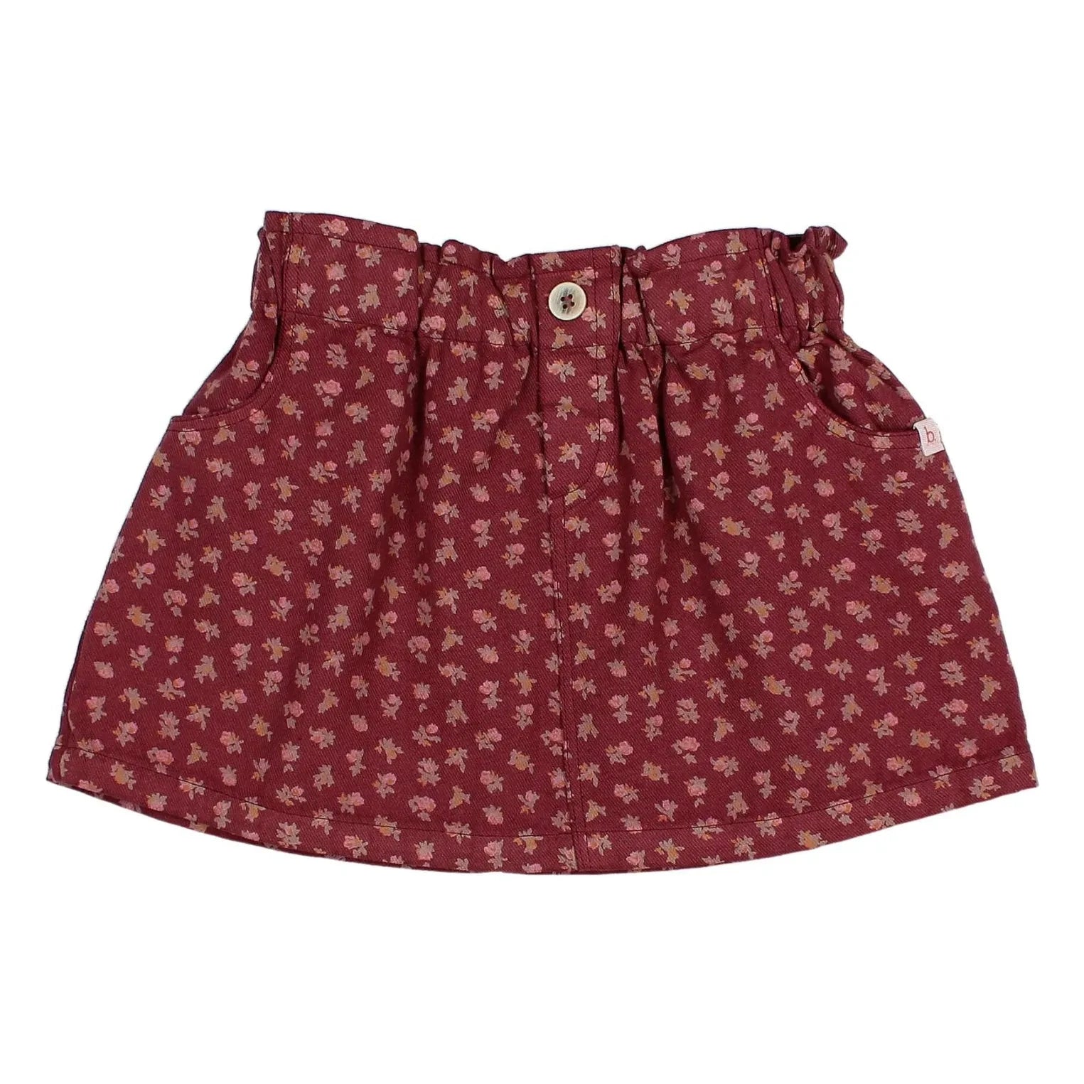 Búho - Cottage Fleurie etek | Bordo