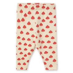 Tinycottons - Organic Cotton Ribbed Cork Leggings | Ecru