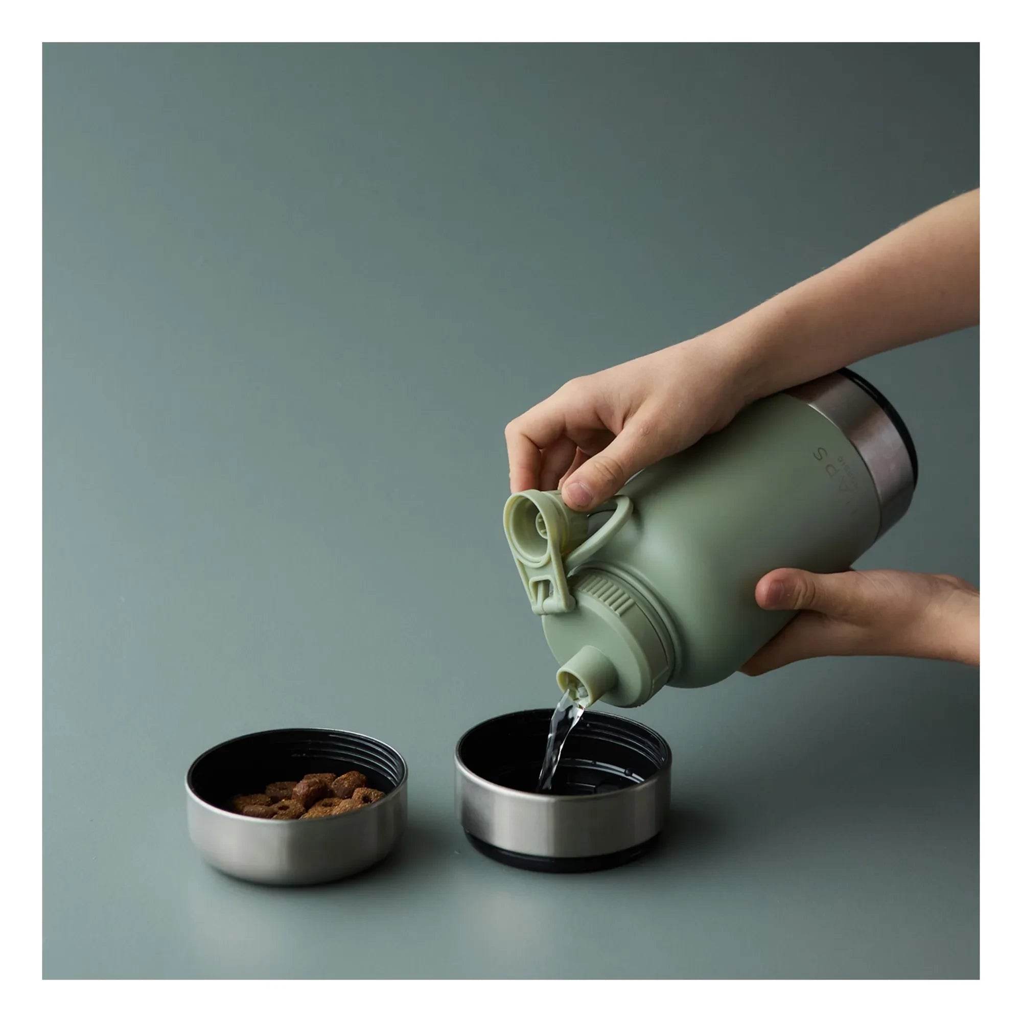 Haps Nordic - Haps Go köpek matarası - 900 ml | Mint Yeşili