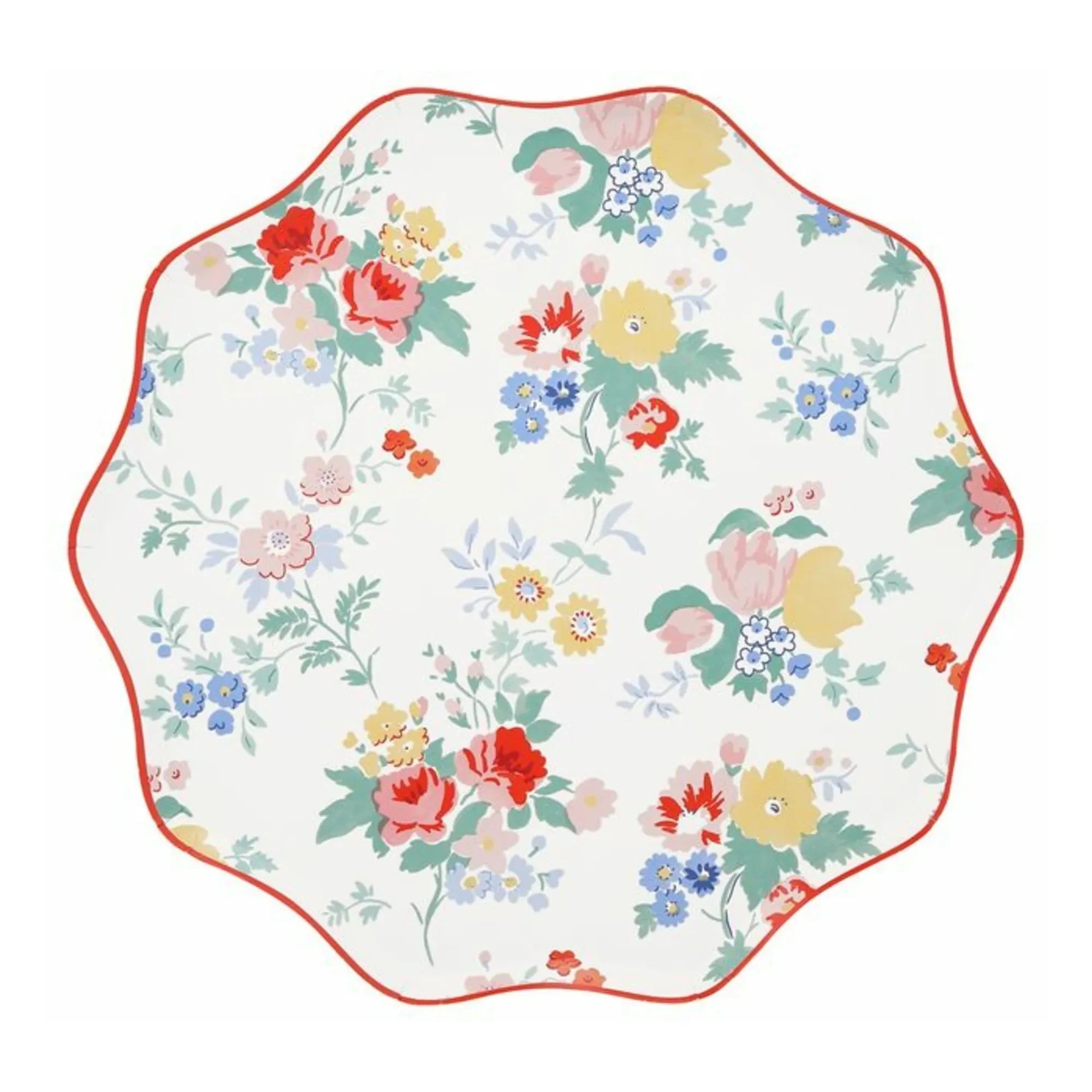 Meri Meri - Vintage Floral Pattern Plates - Set of 8