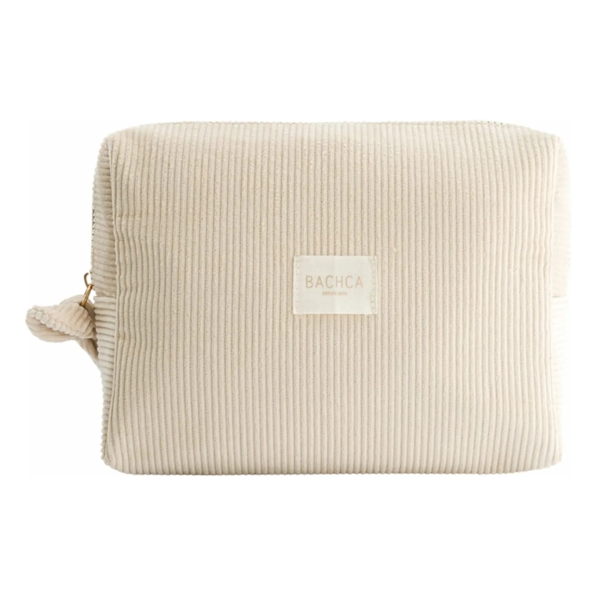 Bachca - Velvet Makeup Bag | Beige