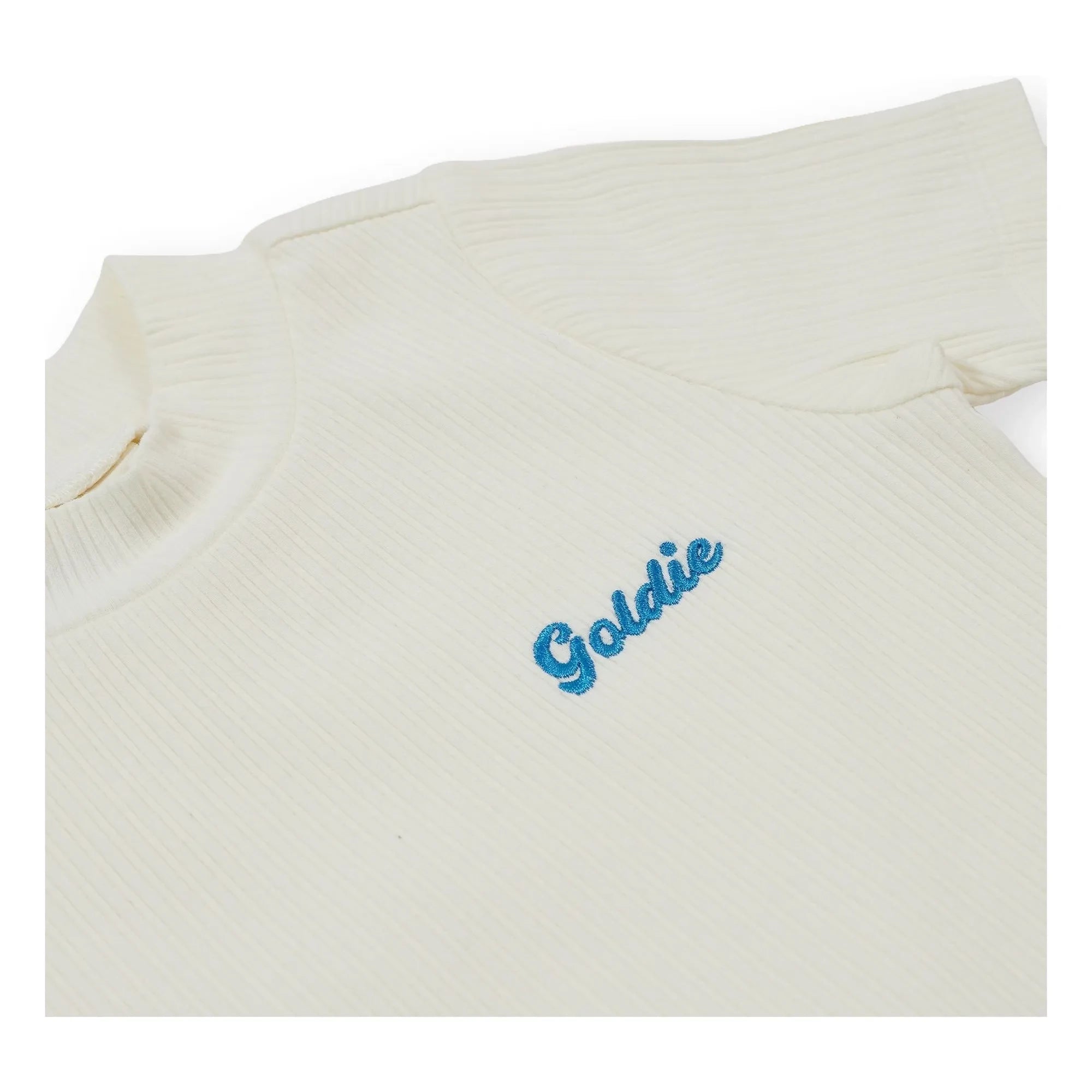 Goldie + Ace - Goldie Ribbed T-shirt | White