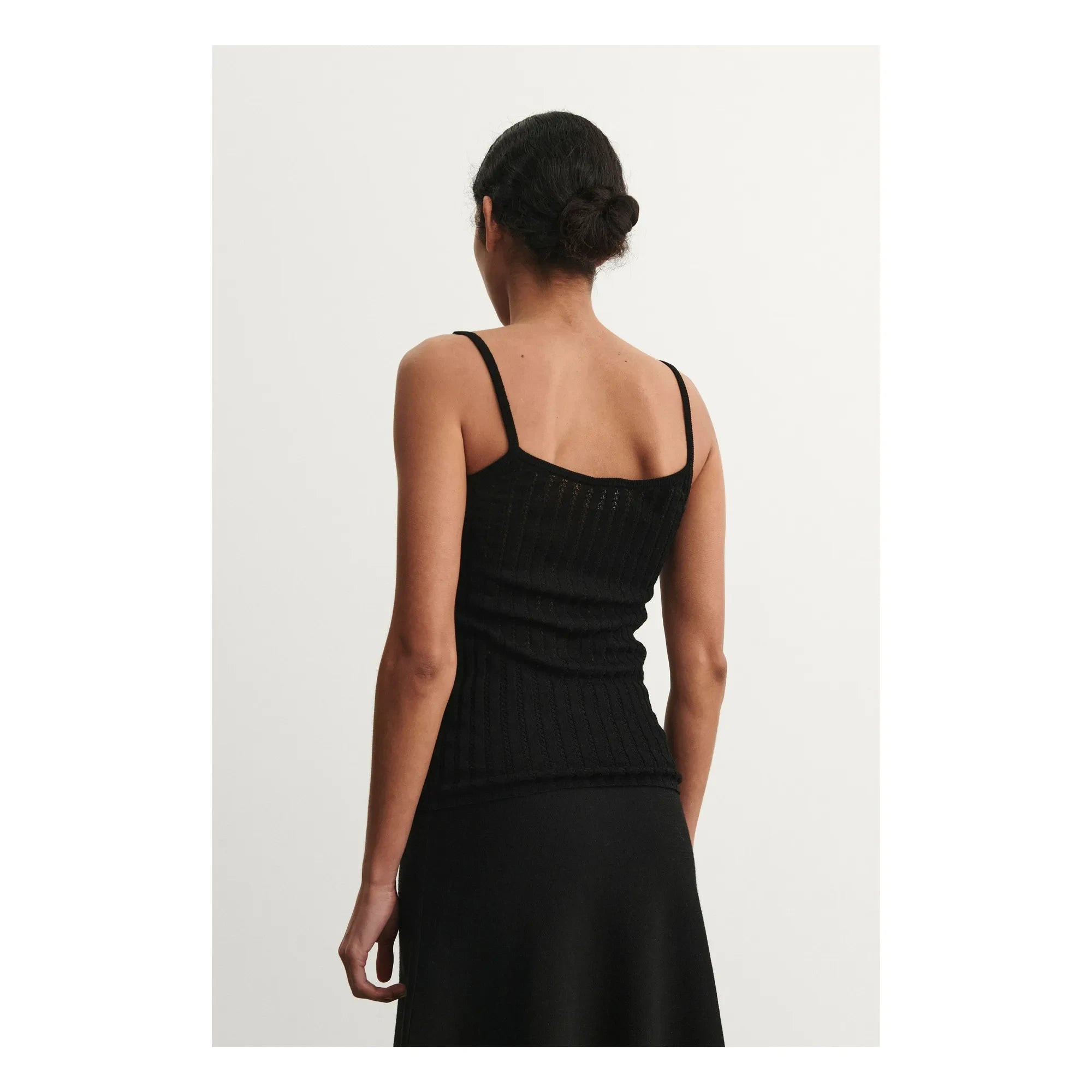 FUB - Merino Wool Tank Top - Women's Collection | Black