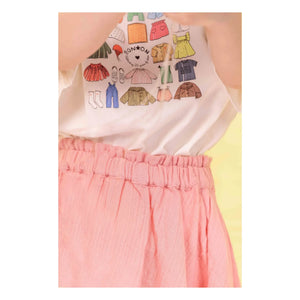 Bonton - Powder Pink Petale Skirt
