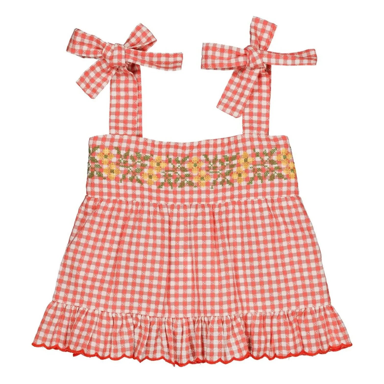 Hello Simone - Top Lucie Vichy | Red
