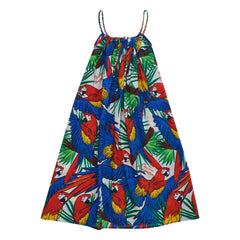 Maison Mangostan - Parrot Dress | Blue