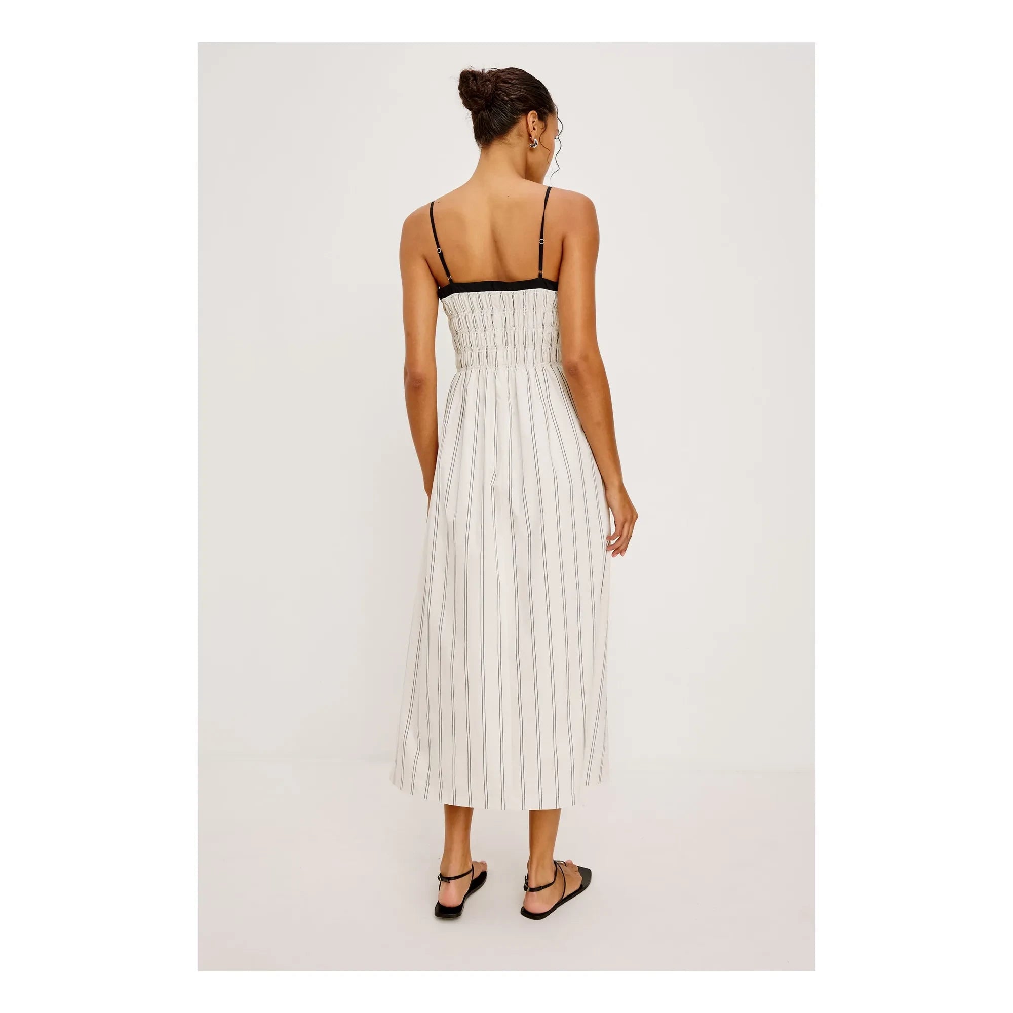 Rails - Primrose Striped Dress | White