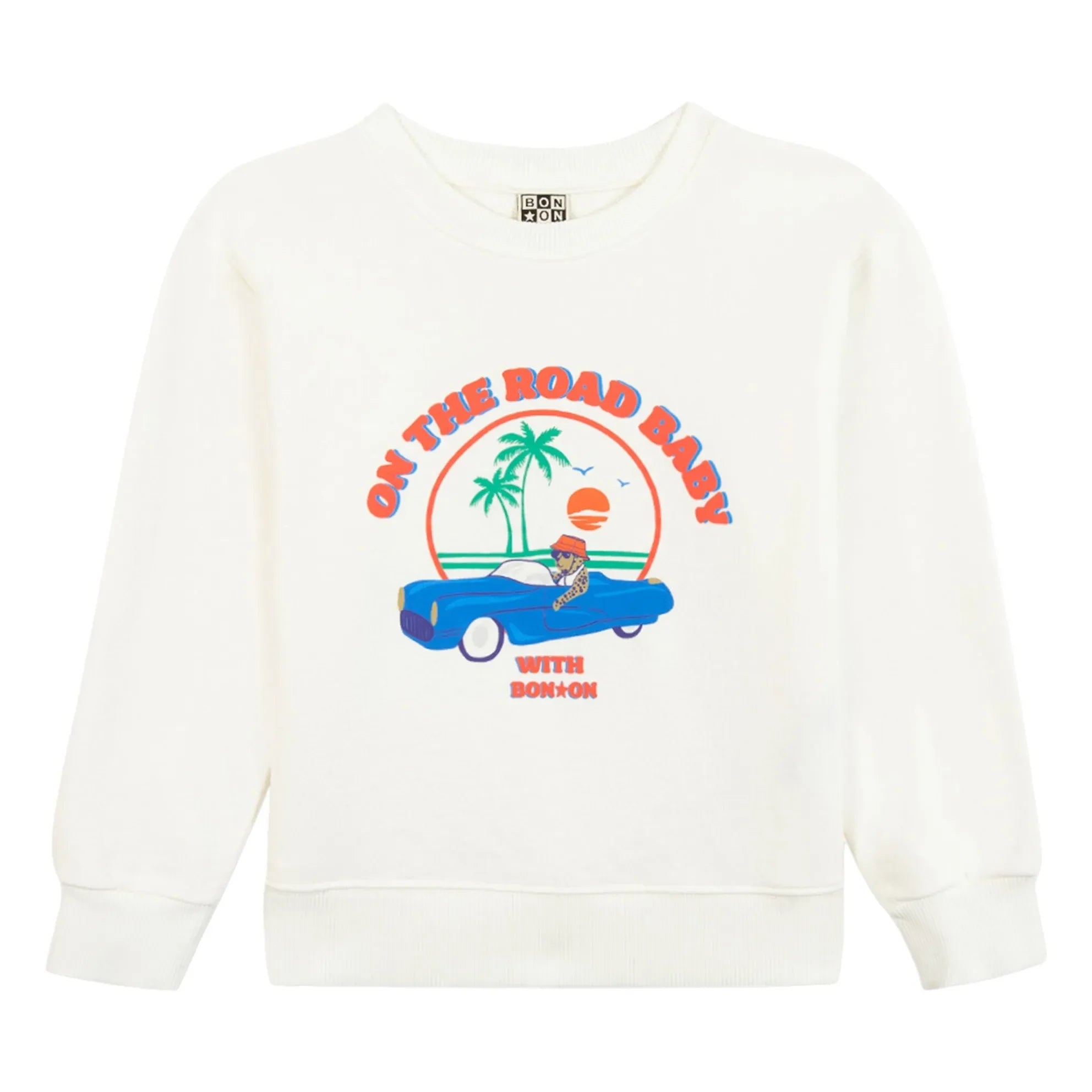 Bonton - Sweat Smile On The Road Molleton | Ivory