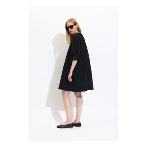 BELLEPIECE - Raffael Cotton Poplin Dress | Black