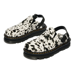 Dr Martens - Zebzag Dalmatian Slippers | White