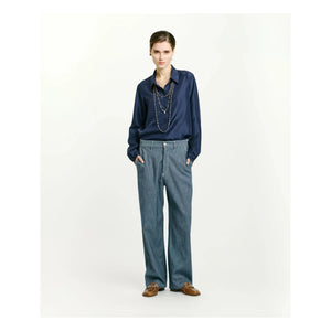 Momoni - Fuchsia Jean Bis | Denim Blue