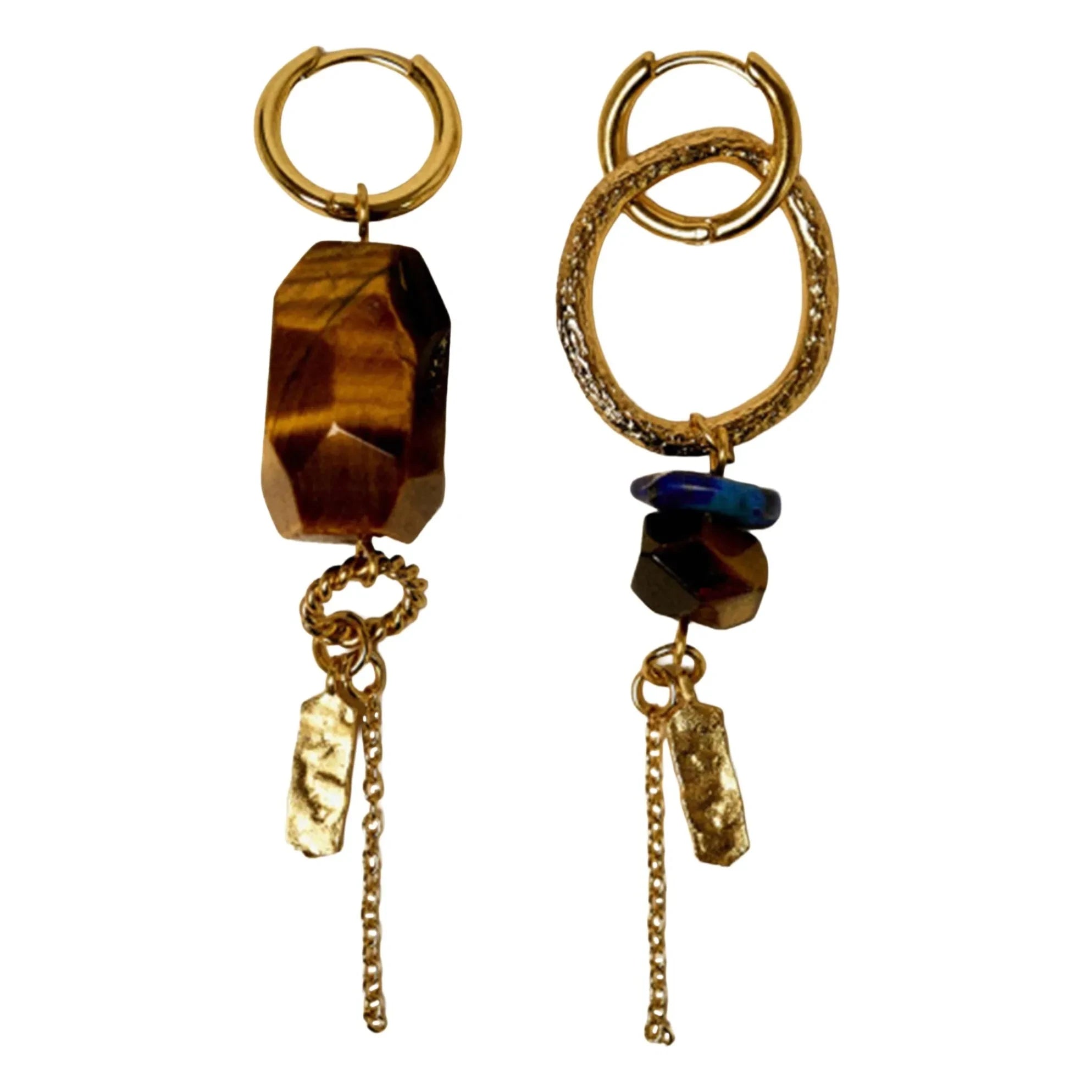 Sessùn - Toti Stone Earrings | Gold