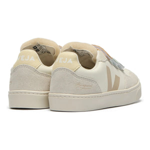 Veja - Veja x Bonpoint Small V-90 Leather Sneakers | Gray