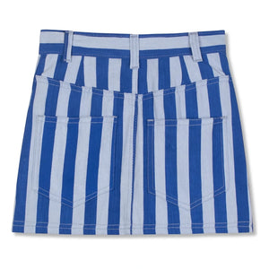 Wynken - Striped skirt | Blue