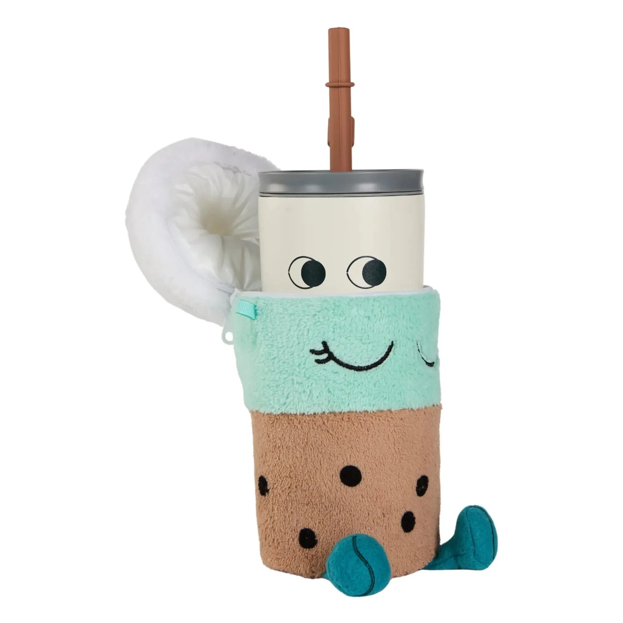 Asobu - Heat Insulated Tumbler with Removable Beanie Cover | Blue