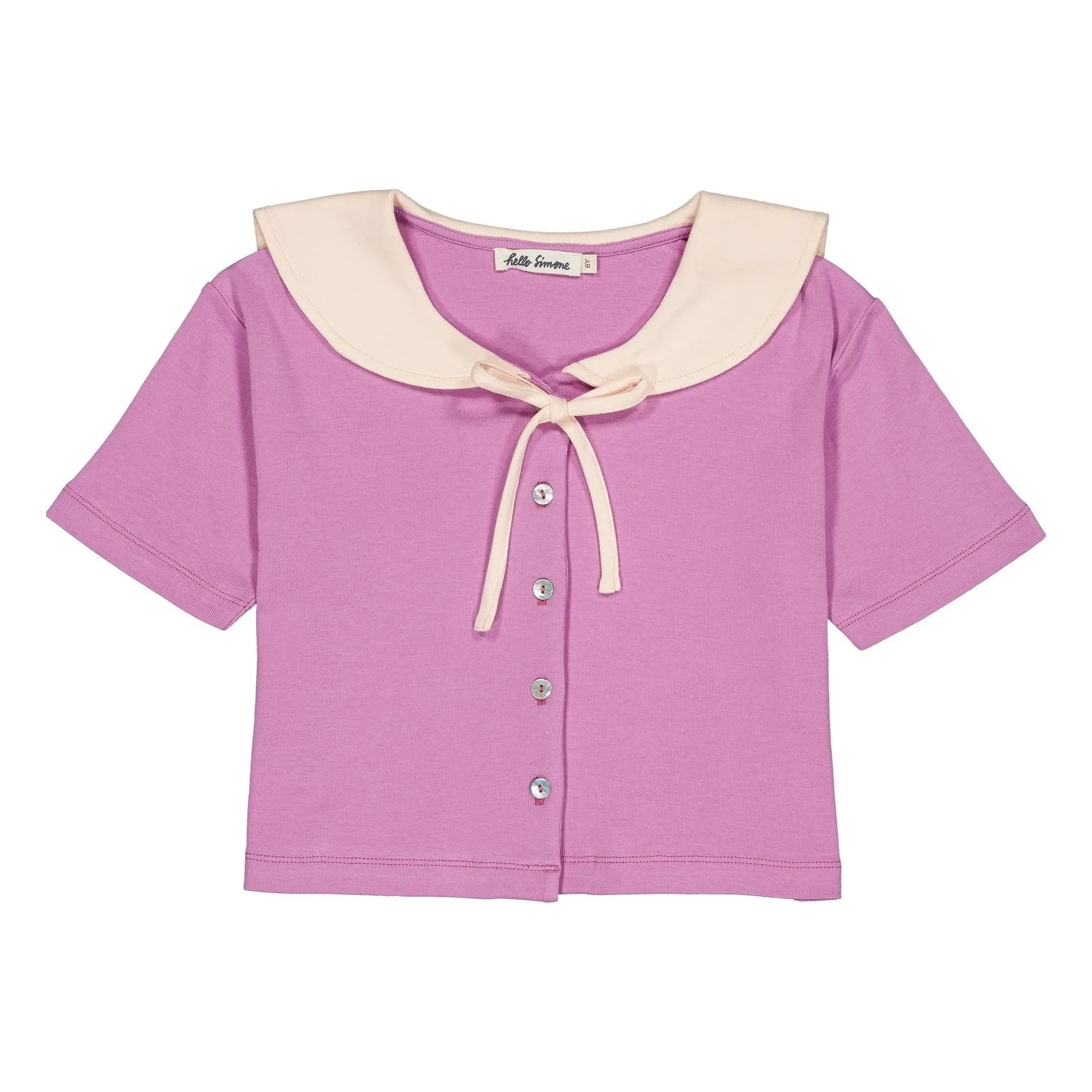 Hello Simone - Matelot Organic Cotton Blouse | Lavender