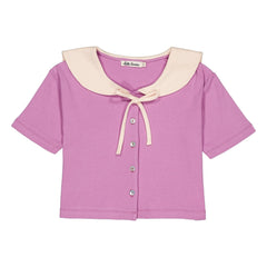 Hello Simone - Matelot Organic Cotton Blouse | Lavender