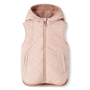 Liewood - Diana Sherpa-Style Sleeveless Jacket, Made from Recycled Fibers | Light Pink