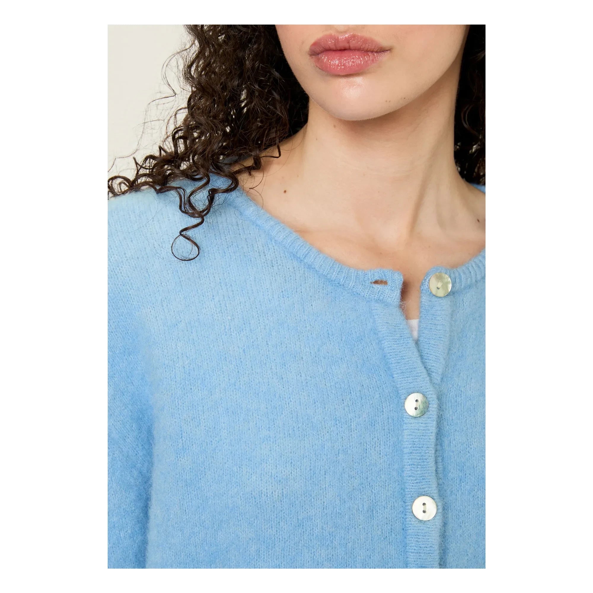 American Vintage - Vitow Alpaca & Wool Vest | Light Blue