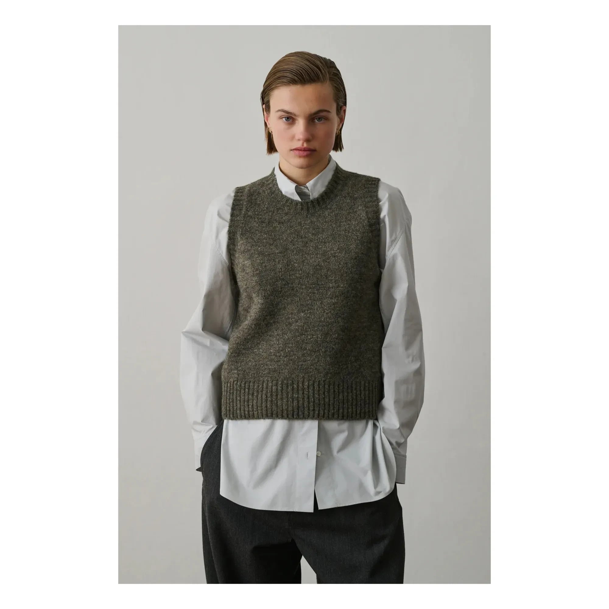 Soeur - Namaste Knitted Sweater | Gray Melange