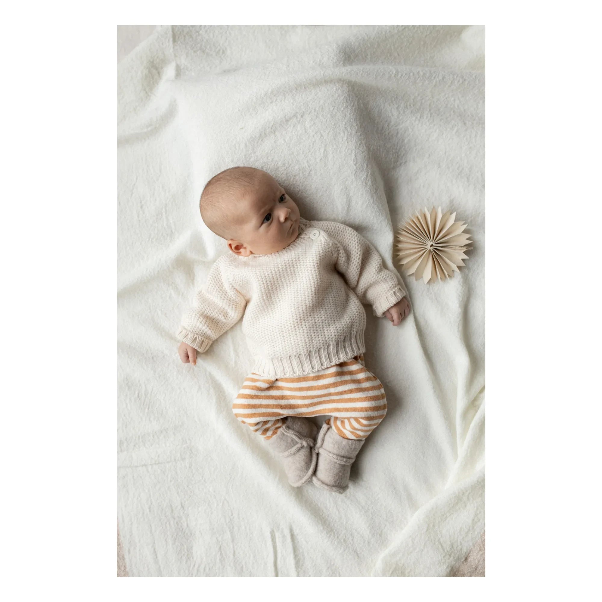 1+ in the family - Jonas Merino Wool Sweater | Ecru