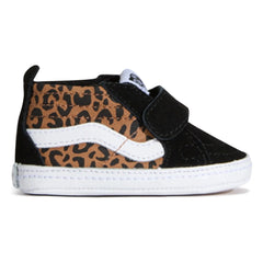 Vans - SK8-Hi Crib Leopard Print Sneakers | Brown