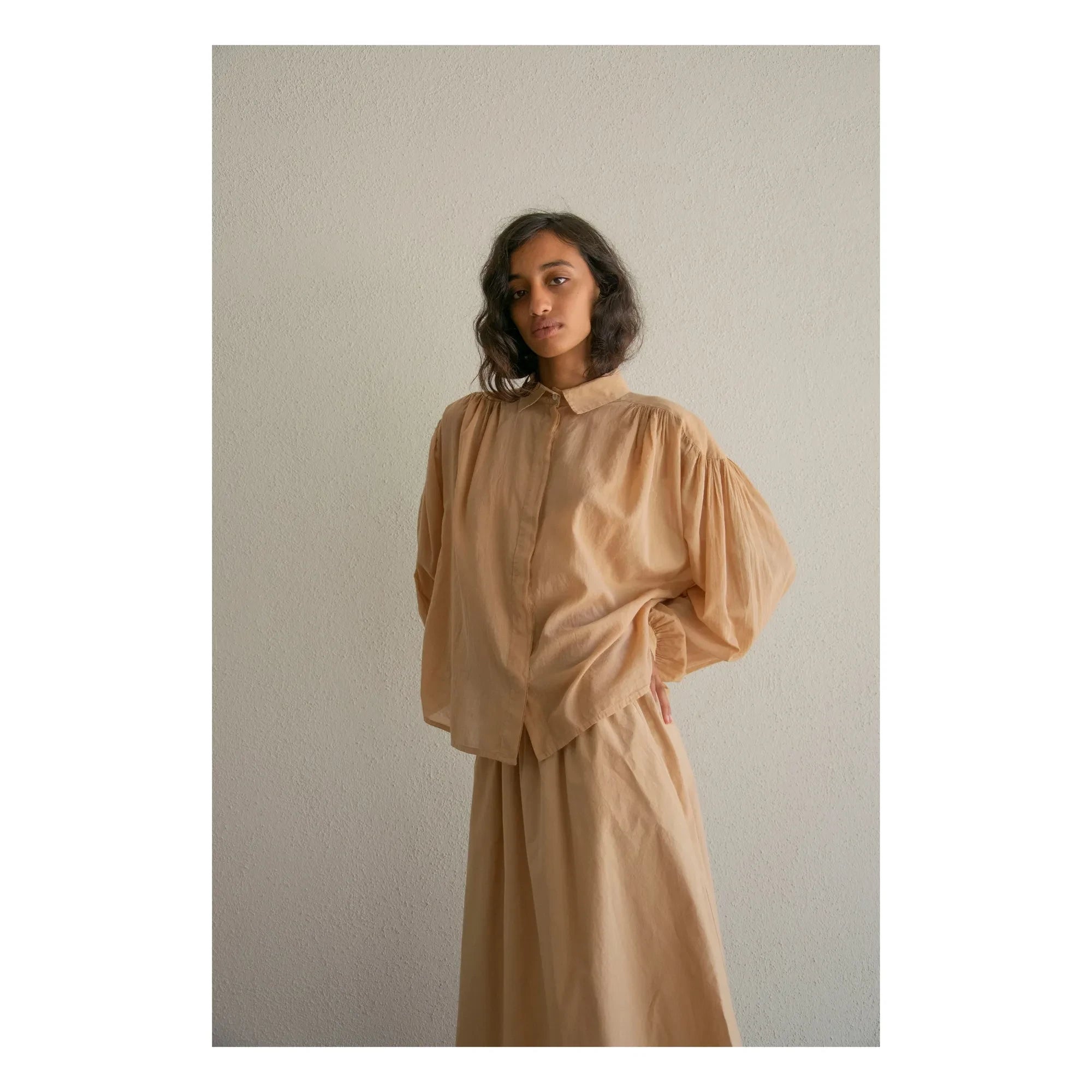 THEAVANT - Vintage Cotton Canvas Shirt | Amber