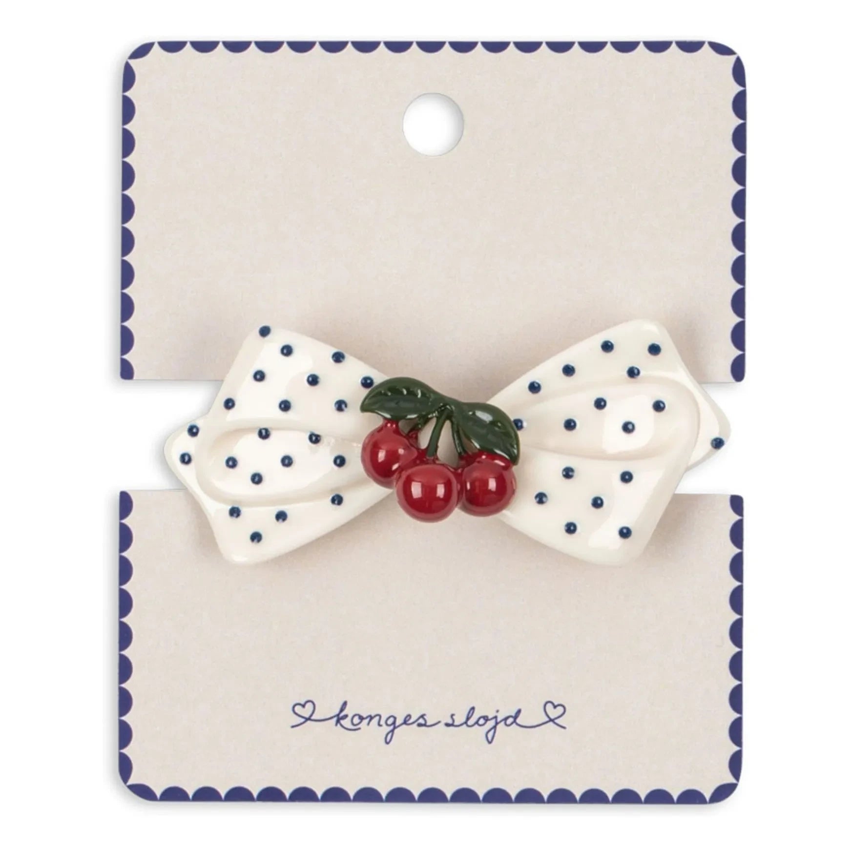 Konges Sløjd - Cherry Hair Clip | Ecru