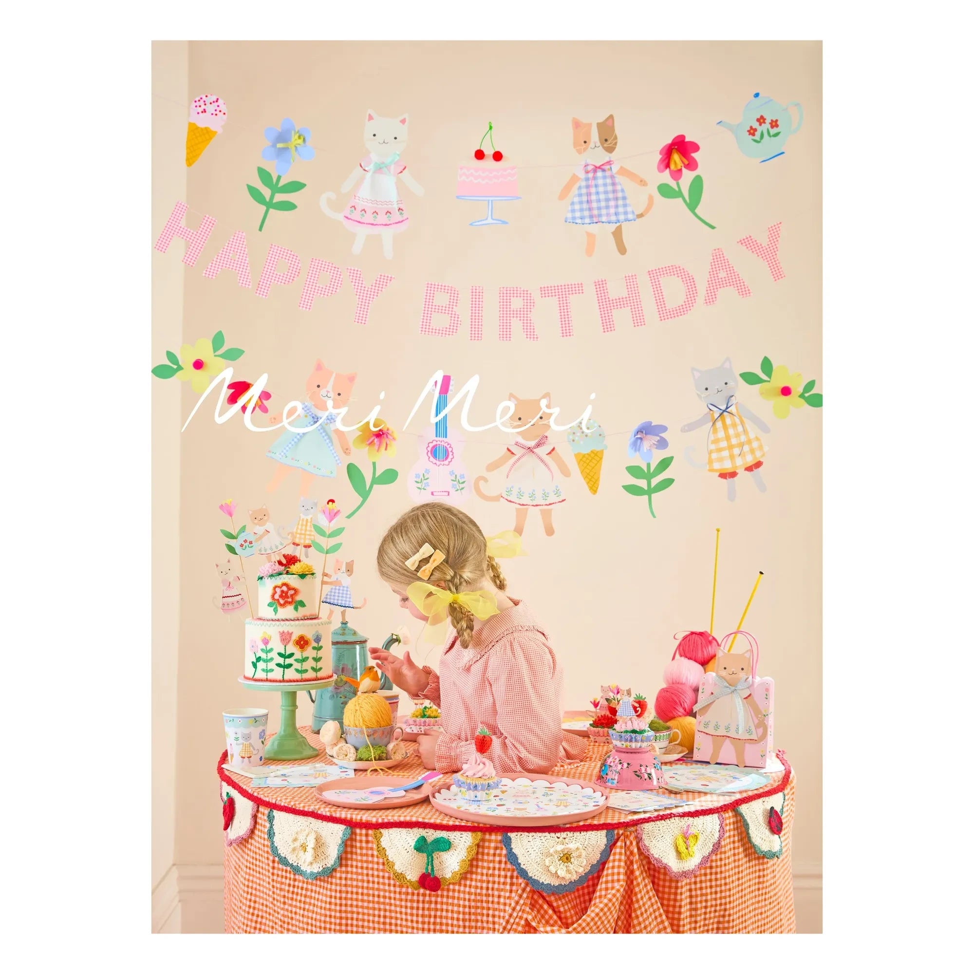 Meri Meri - Kitten Club birthday candles - set of 4