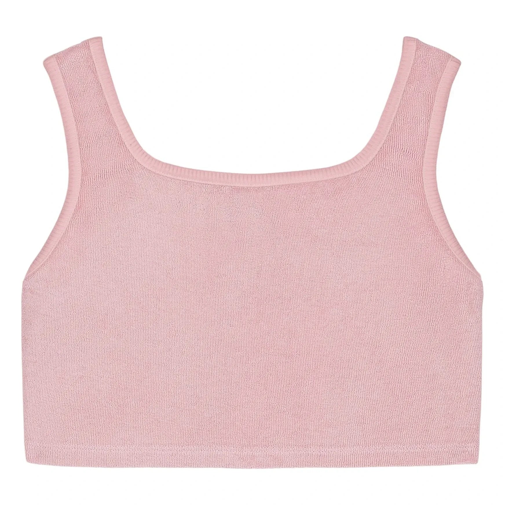 We Are Kids - Aria Organic Cotton Sponge Crop Top | Soft Pink