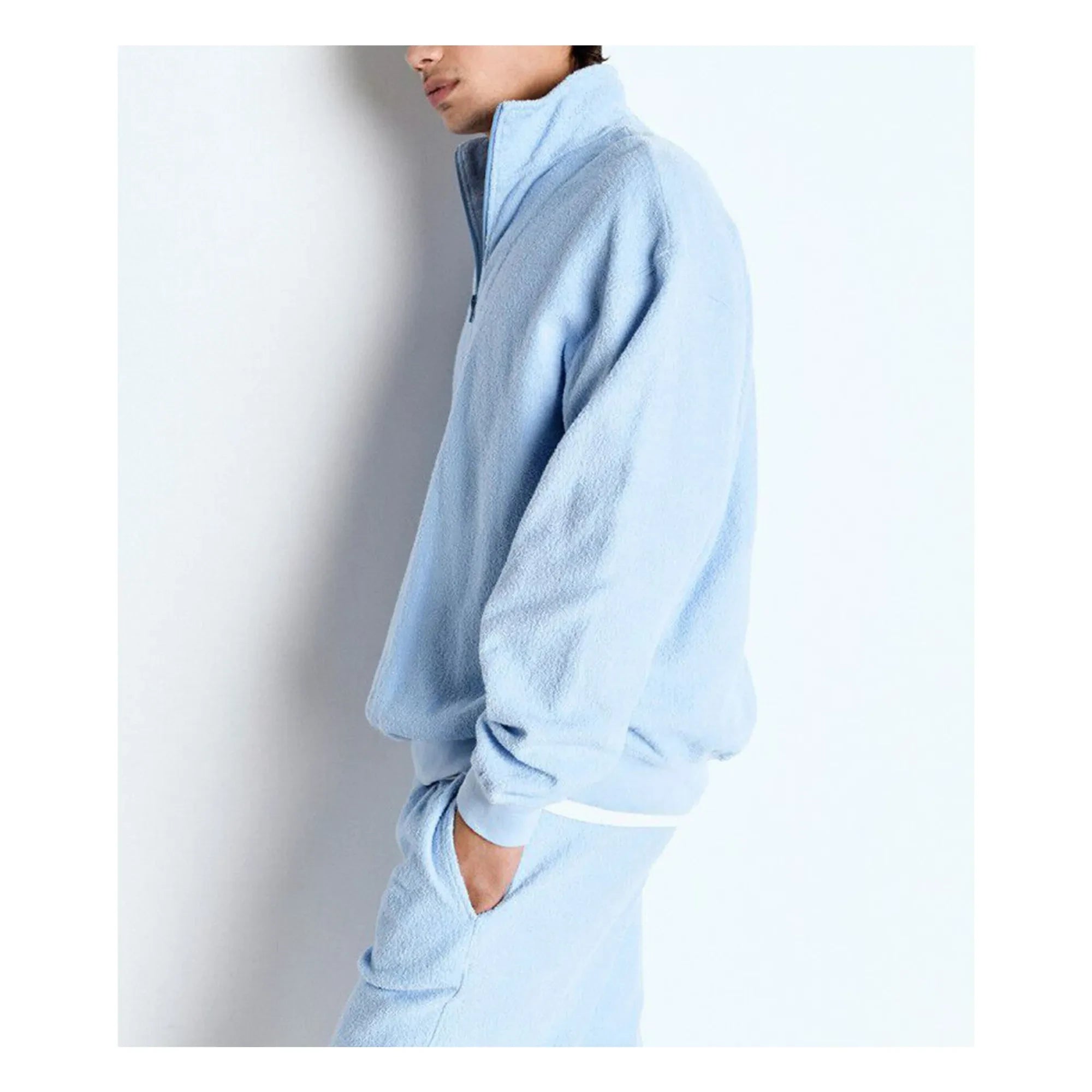 American Vintage - Bobypark Organic Sponge Sweatshirt | Light Blue