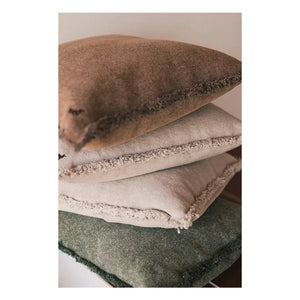Lorena Canals - Stone Washed Rectangular Cushion | Pearl Gray