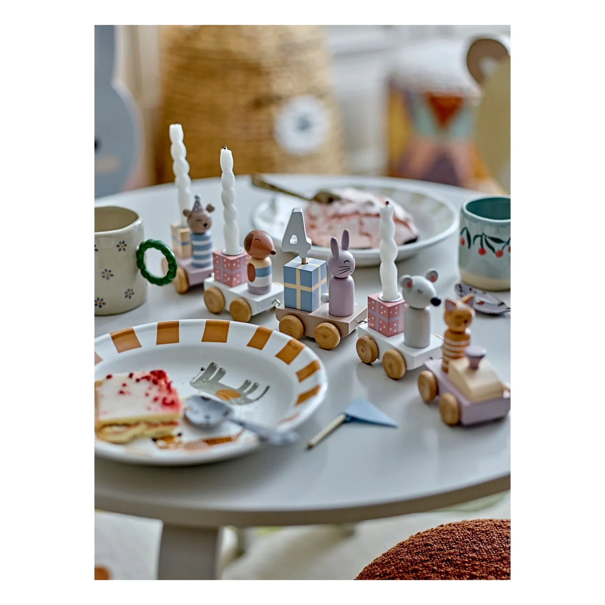 Bloomingville Mini - Junaid Birthday Train | Pink