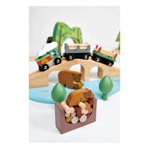 Tender Leaf Toys - Wild Pine Tree Train Set