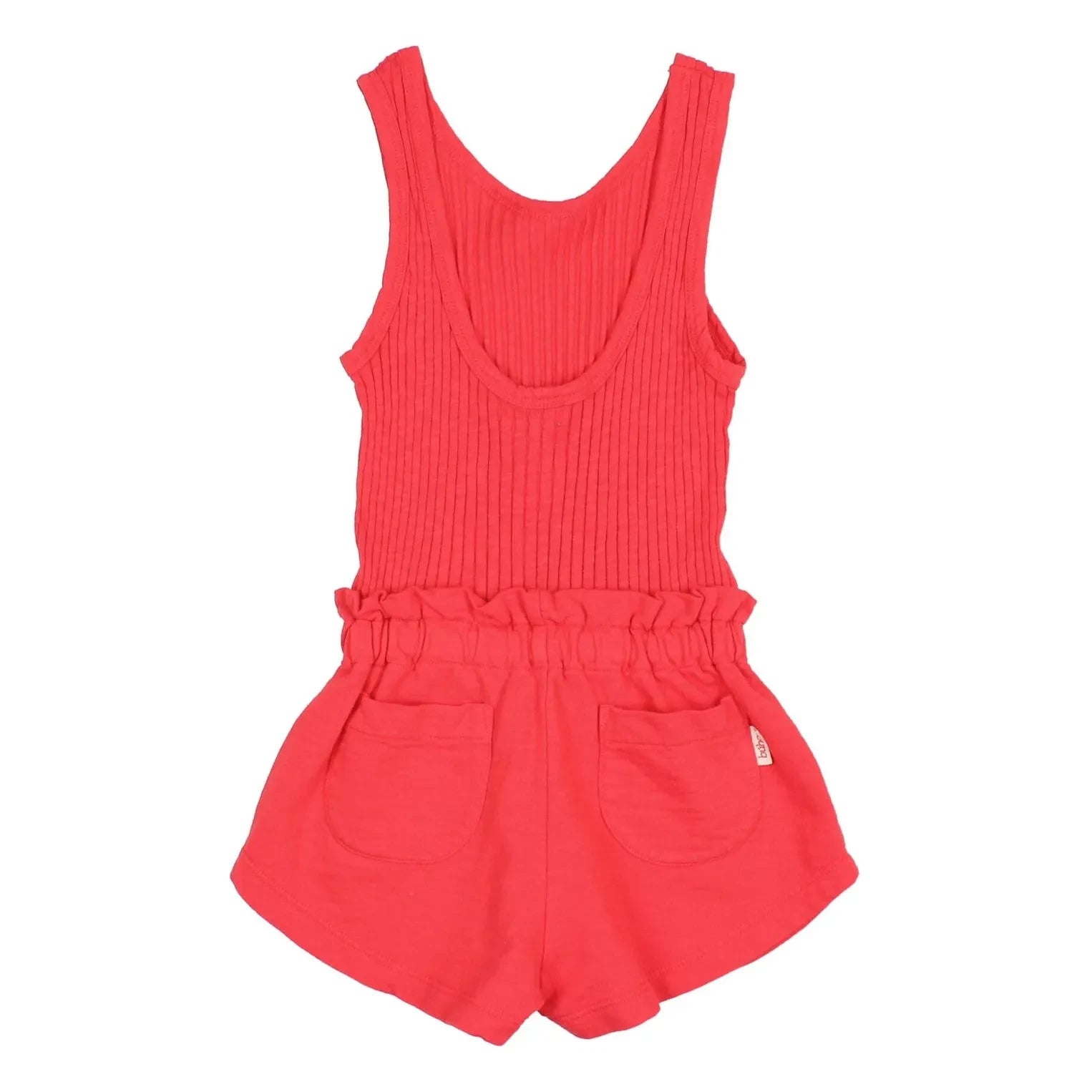 Búho - Organic Cotton Romper | Red