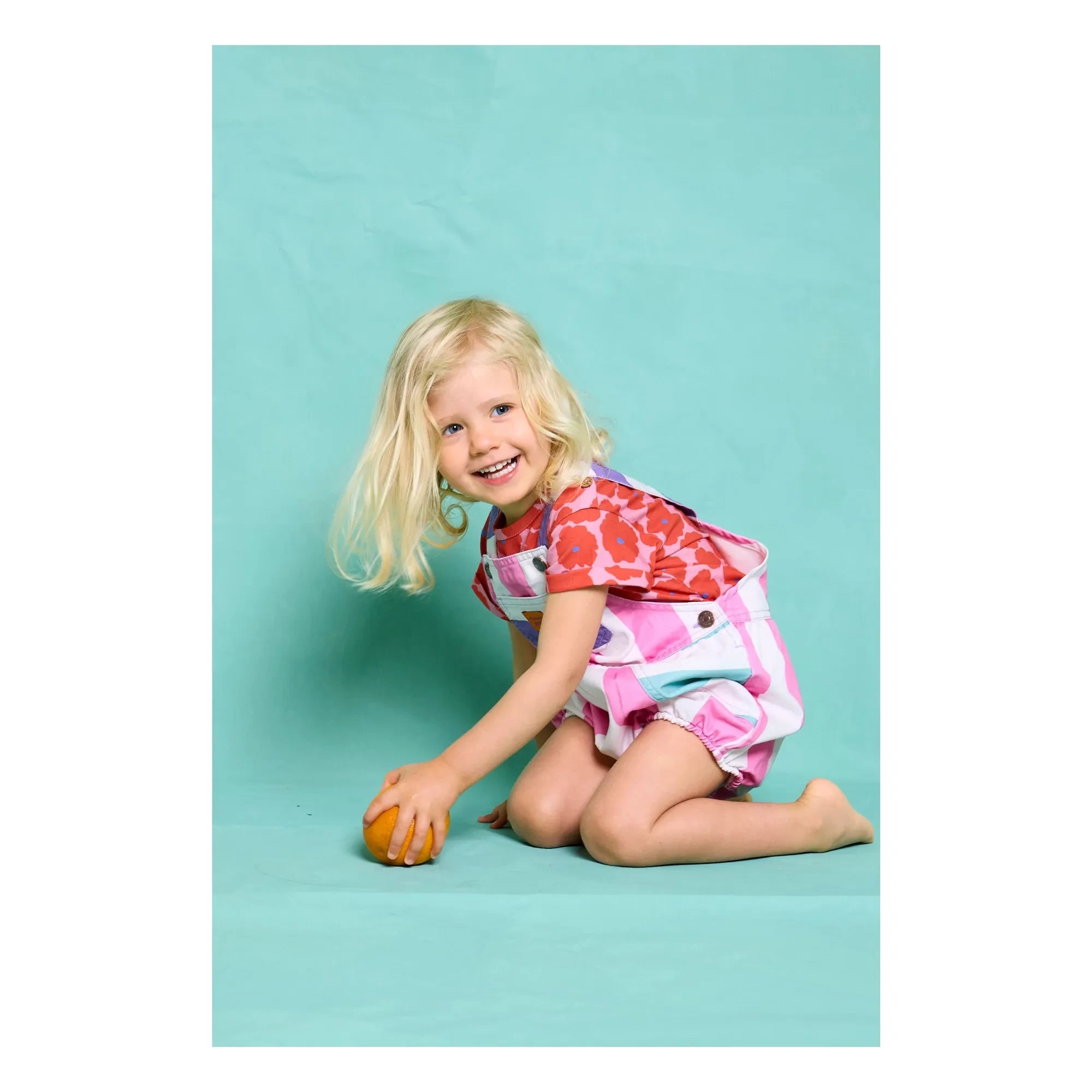 Favorite People - Amore Striped Romper | Pink