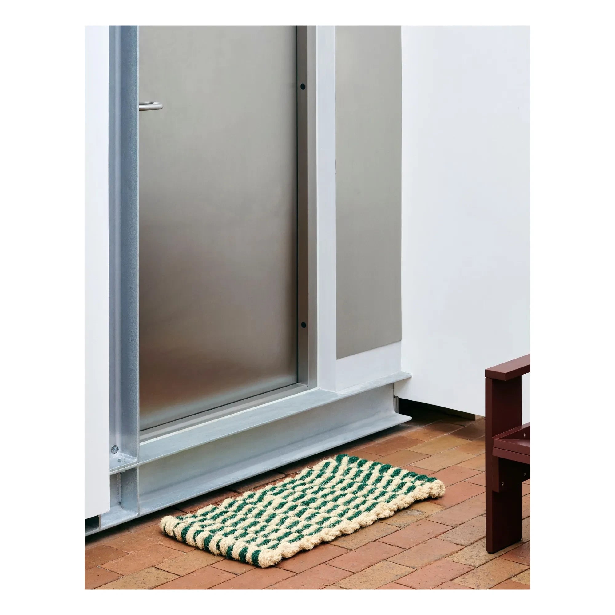 Hay - Coco Striped Wave Doormat | Dark Green