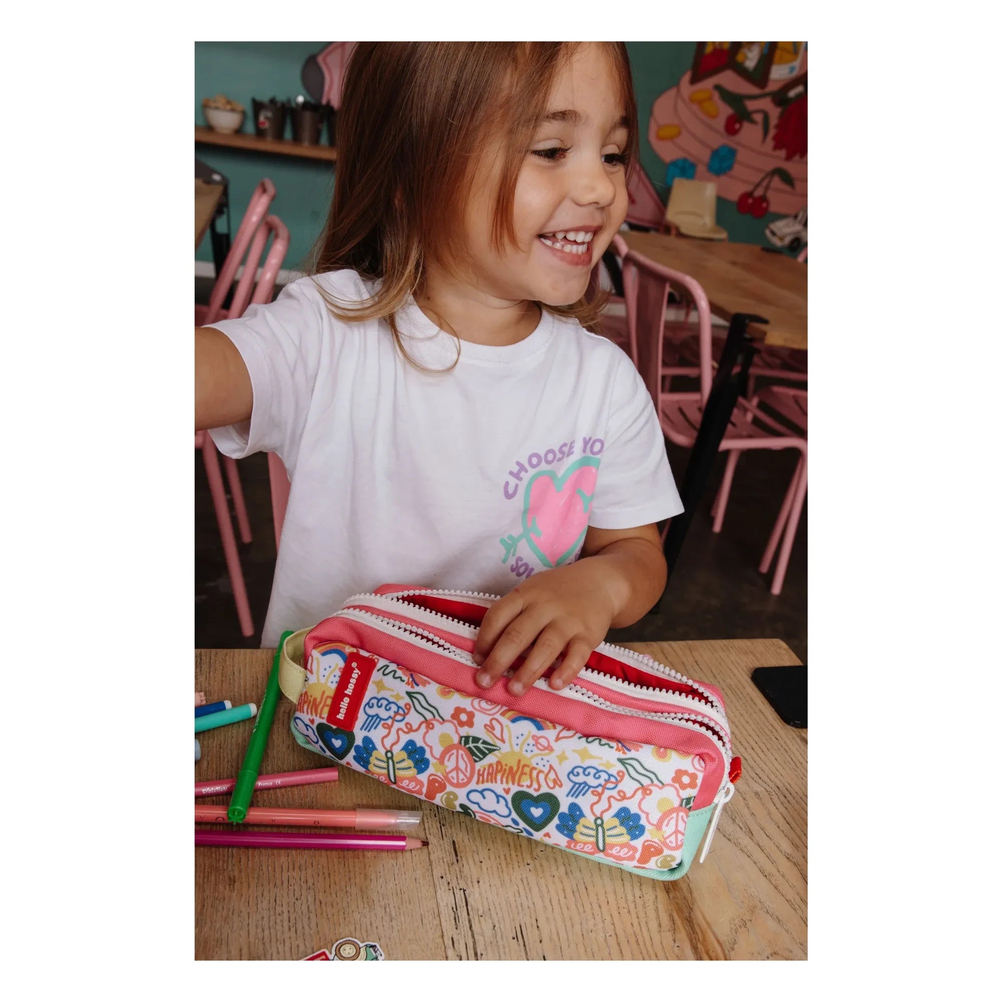 Hello Hossy - Trousse Happiness | Pembe