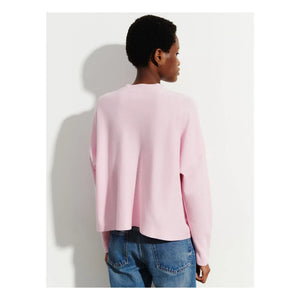 Bompard - Minimalist Oversized Cotton and Cashmere Cardigan | Pink