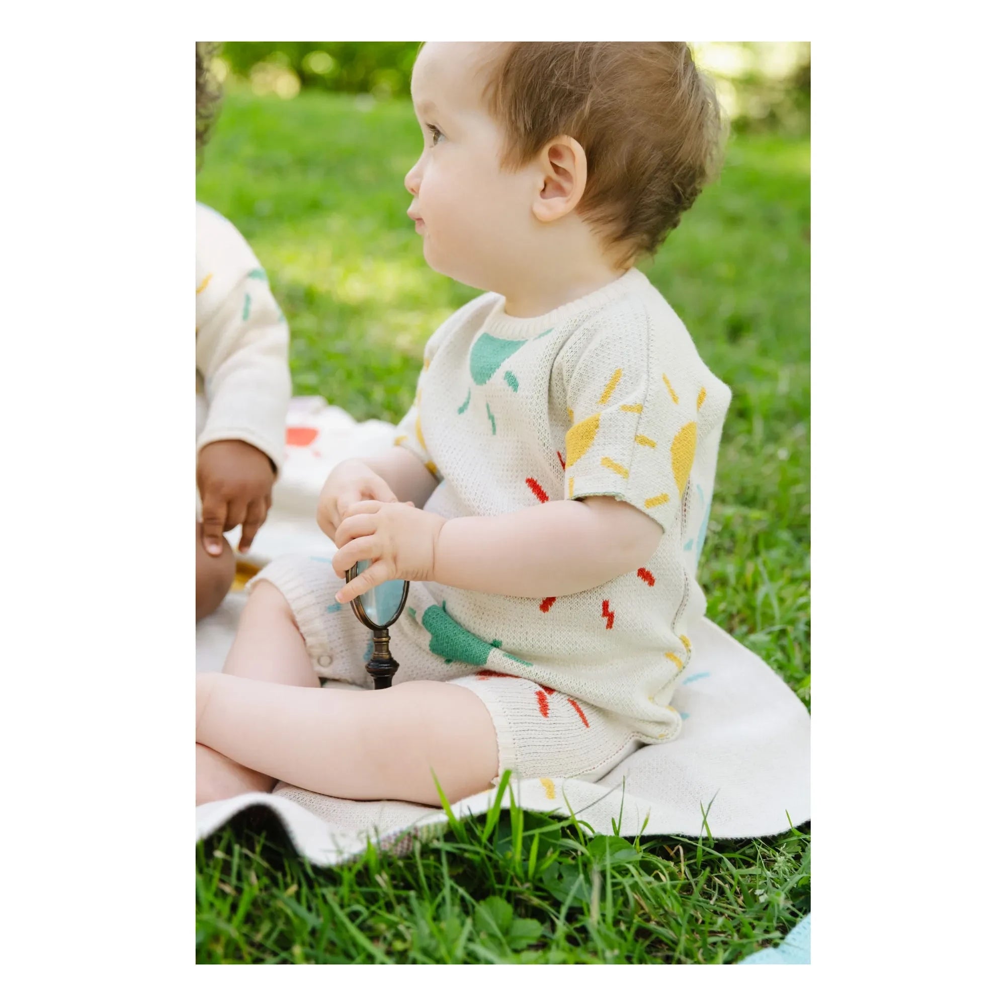 Baby - Sunny Combishort Organic Pamuk | Ekru