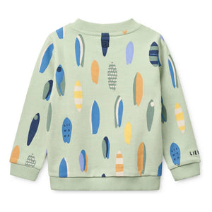 Liewood - Thora Surf organic cotton sweatshirt | Almond green