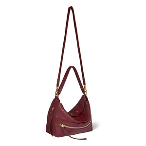 Jérôme Dreyfuss - Lucky Hobo Bag Goat | Dark red