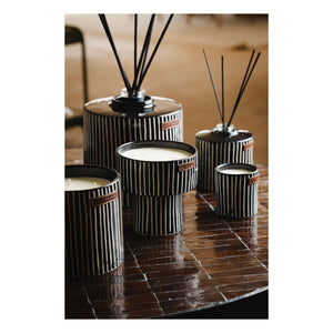 Côté Bougie - Zebra candle - Mandarine Majorelle