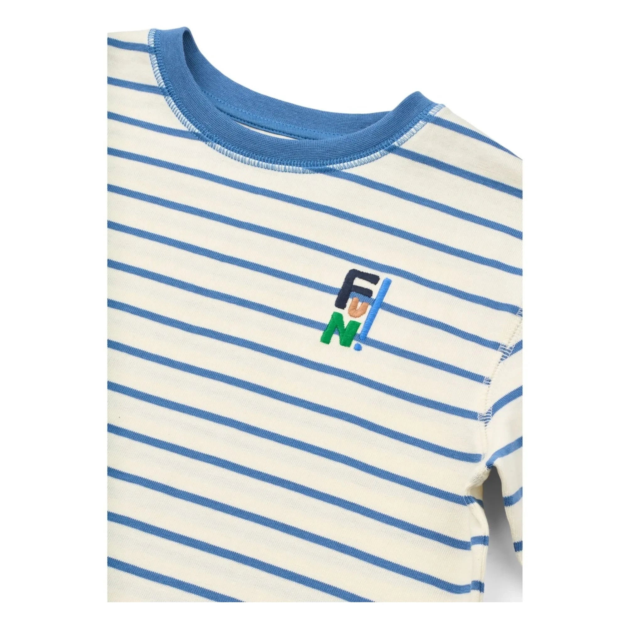 Liewood - Tyler Striped Organic Cotton T-Shirt | Blue