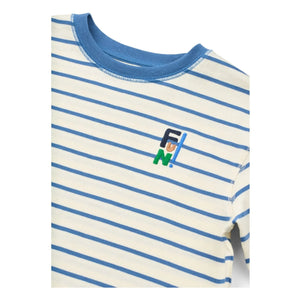 Liewood - Tyler Striped Organic Cotton T-Shirt | Blue