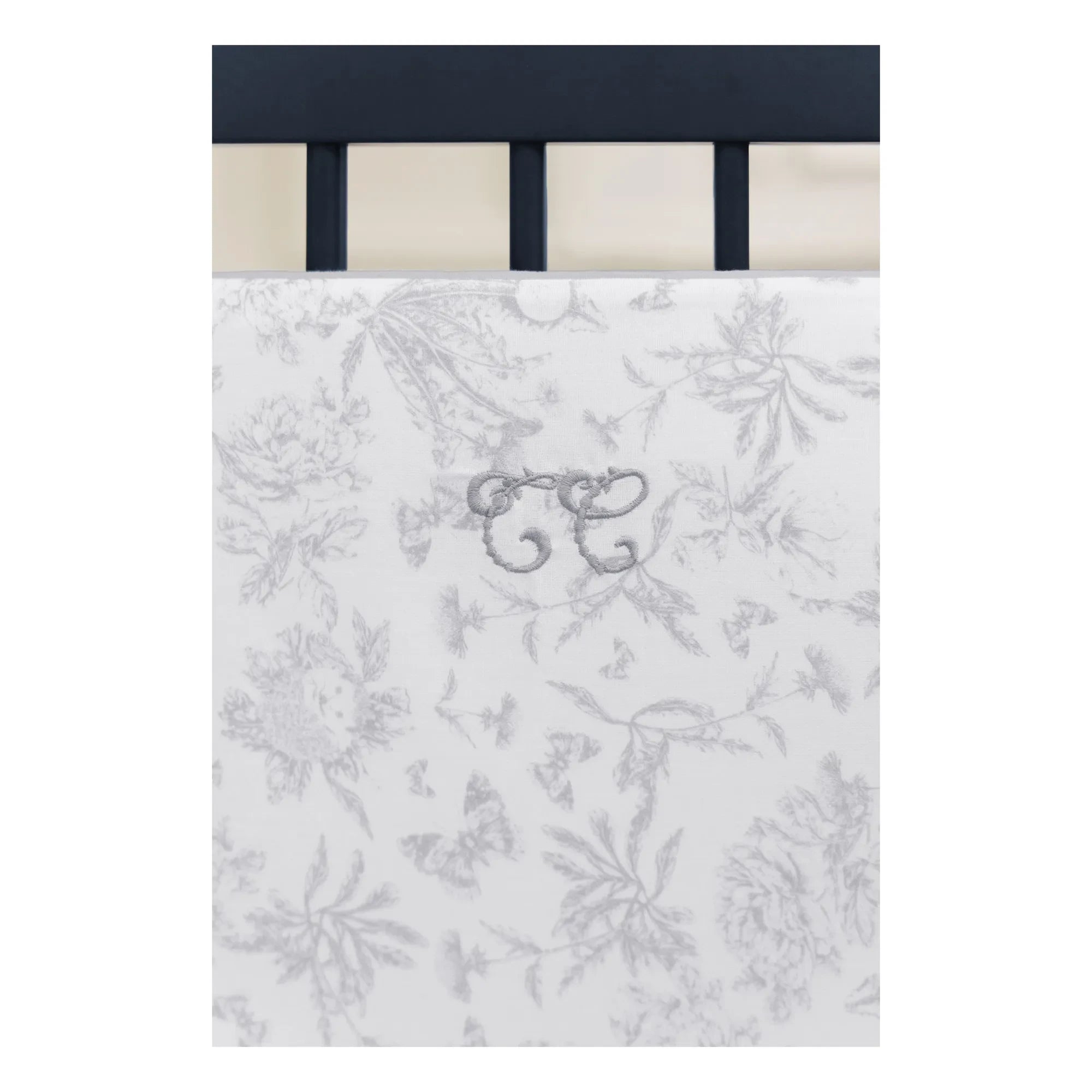 Tartine et Chocolat - Toile de Jouy Bed Rail | Gray